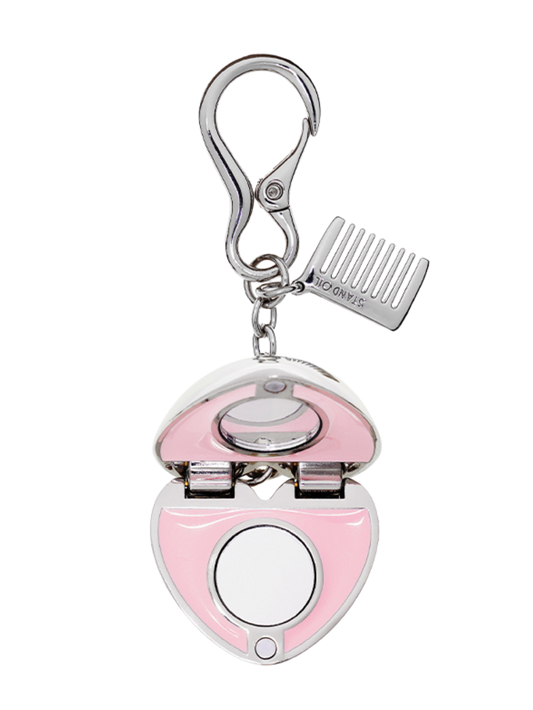 Stand Oil|mirror heart keyring