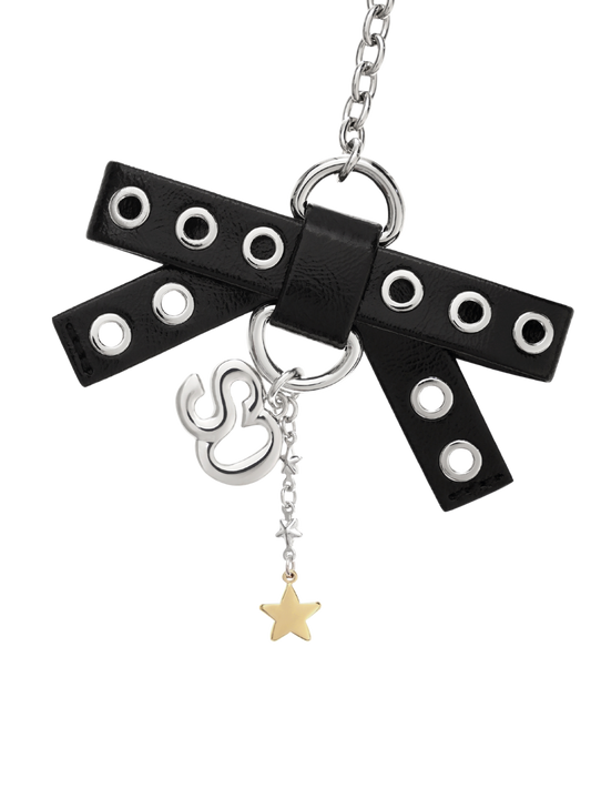 Stand Oil|Bow Charm Keyring