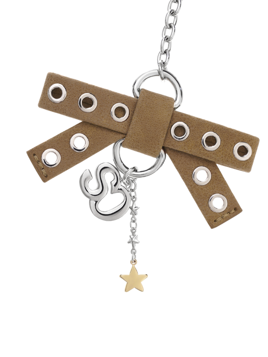 Stand Oil|Bow Charm Keyring